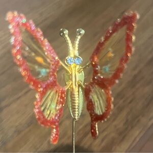 Vintage butterfly stick pin.